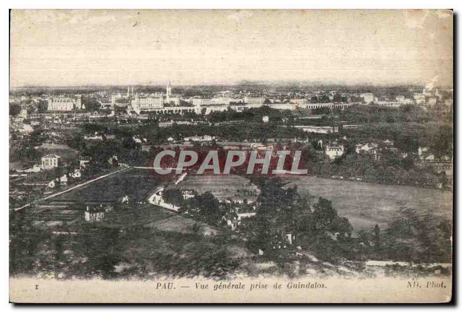 Pau — Vue générale prise de Guindalos — N° Phot.