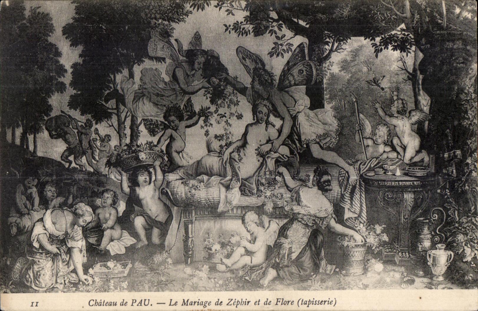 Château de PAU — Le Mariage de Zépibir et de Flore (tapisserie)