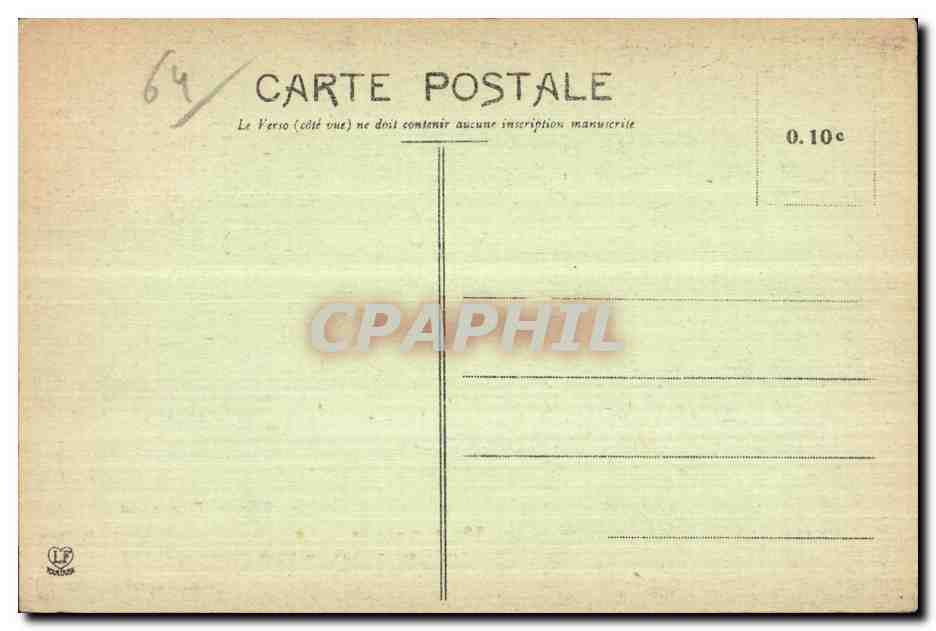 CPA Pau La Chateau La grande salle a manger — Verso