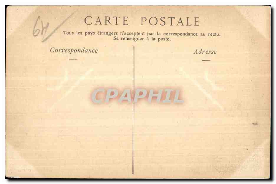 Pau — Le Gave et la Chaîne des Pyrénées — éditeur non identifié, n° de série 31 — Rückseite