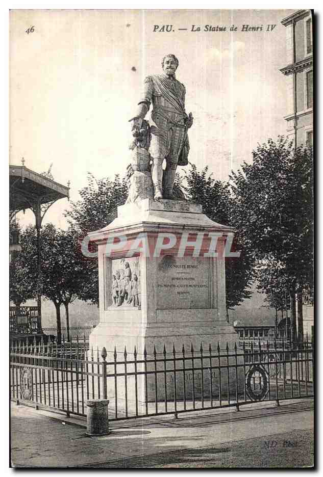 Pau — La Statue de Henri IV — CPAPHIL