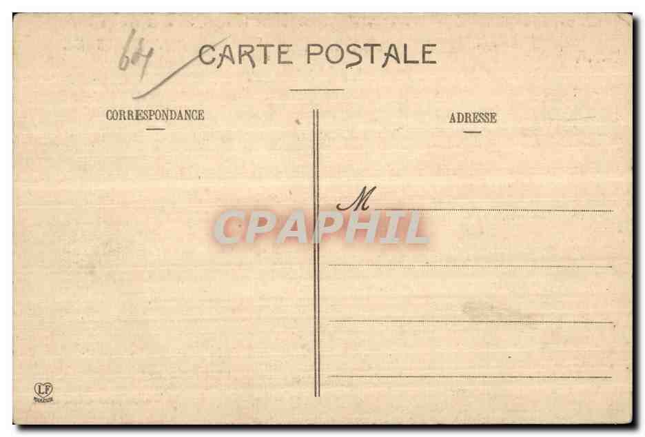 Les Basses-Pyrénées — Pau, Le Gave et les Pyrénées vus de la Place Royale — Phototypie Labotiche frères, Toulouse — Reverso