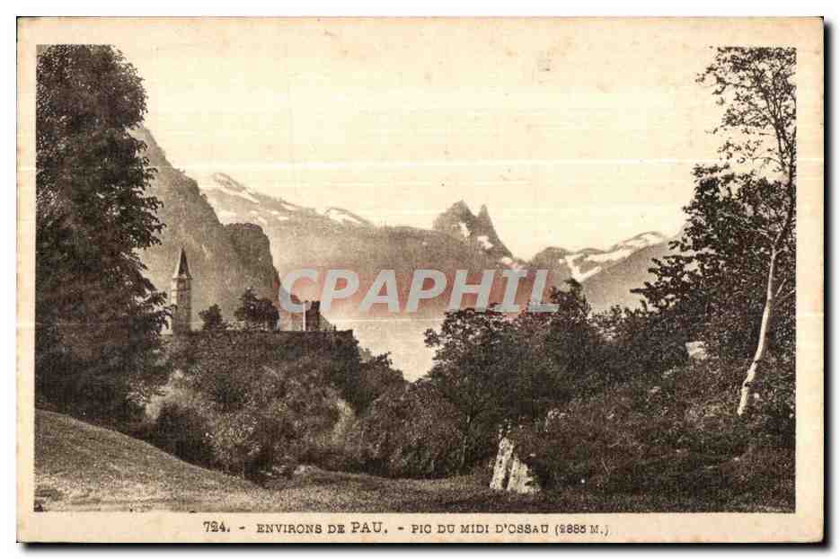 CPA Environs de Pau Pic du Midi d Ossau