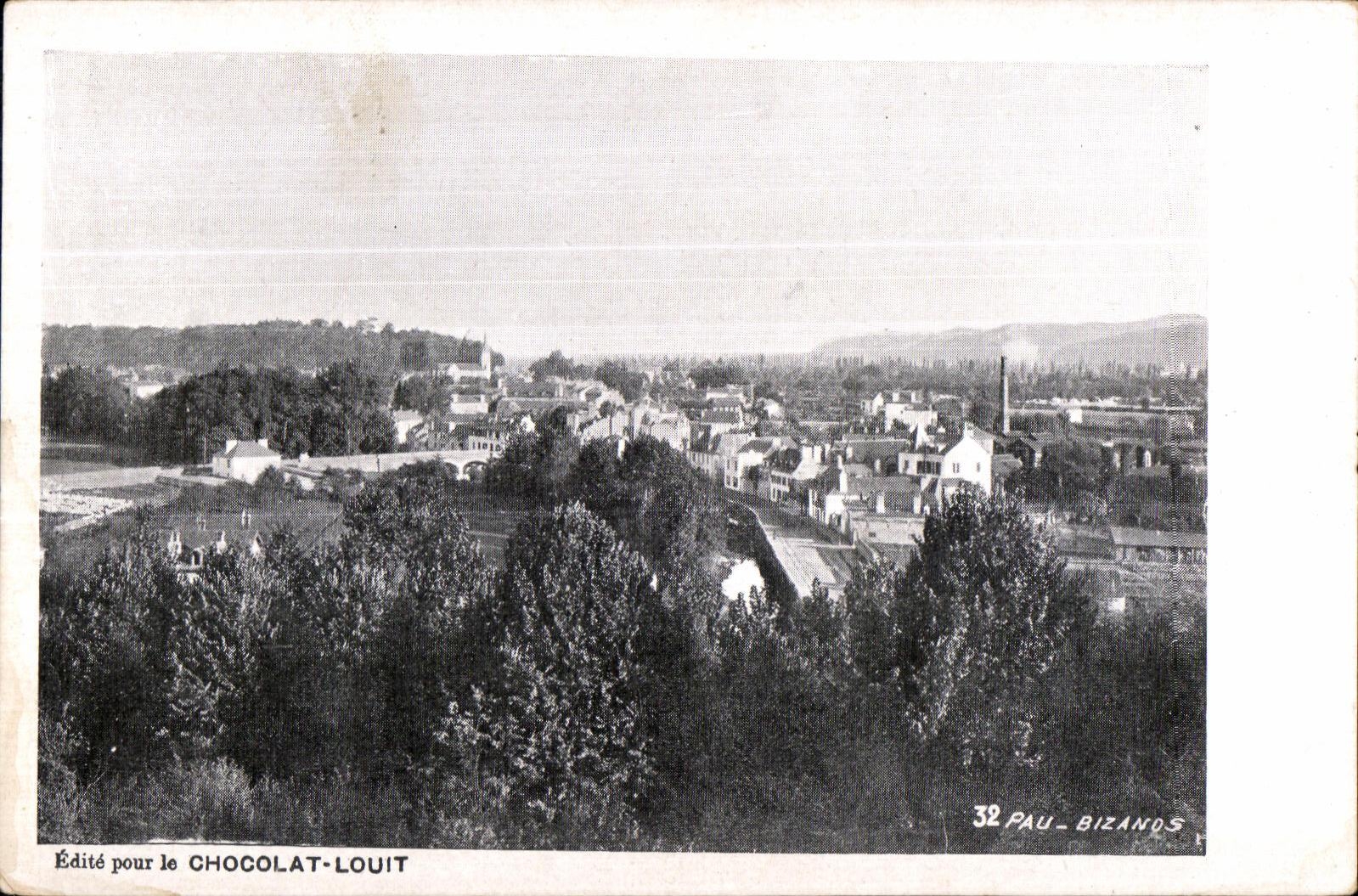 CPA Pau Bizanos Edite pour le chocolat Louit