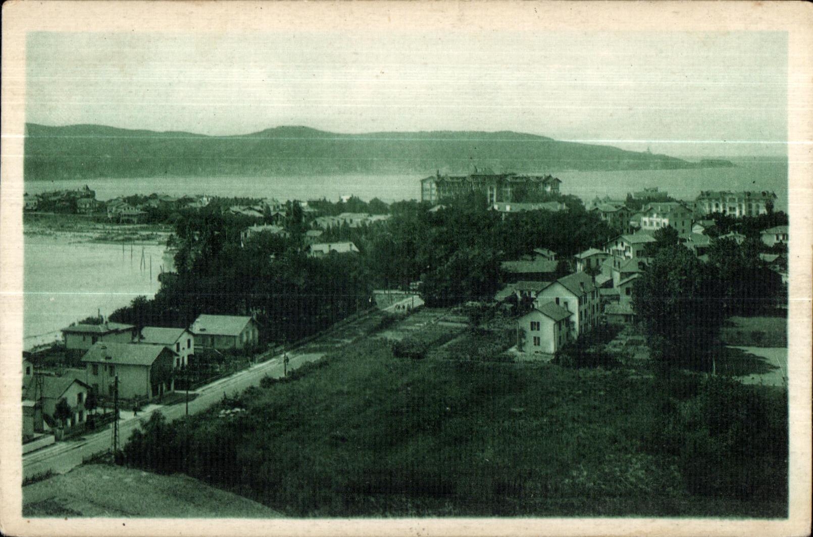 Hendaye-Plage (Baskische Küste) — Allgemeiner Blick. Cap Figuier — Verlag: Bloc Frères, Bordeaux