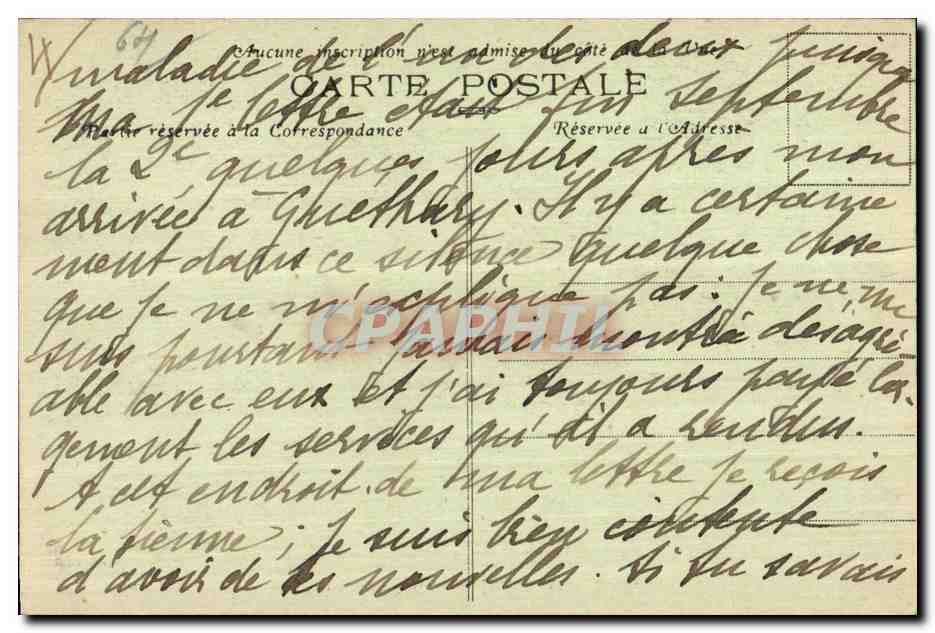 CPA Hendaye B P Manson de Pierre Loti et Remparts Camino — Rückseite