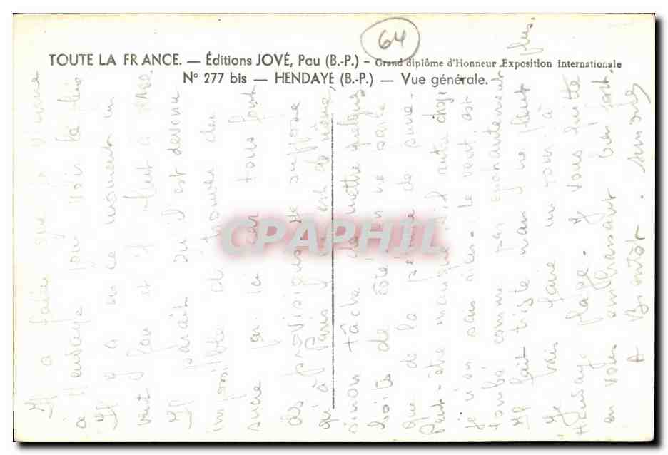 Hendaye — Vue générale — Éditions Jové (B.P.) — Reverso