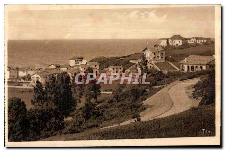 Hendaye-Plage — Groupe de Villas côté Est — Les Beaux Paysages de France, Éditeur frères, Bordeaux