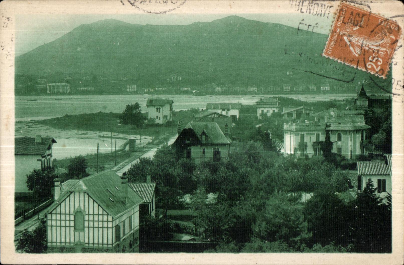 Hendaye (Côte Basque) — Vue d'ensemble d'Hendaye-Plage (côté Ouest) — Bloc Itérés, Bordeaux