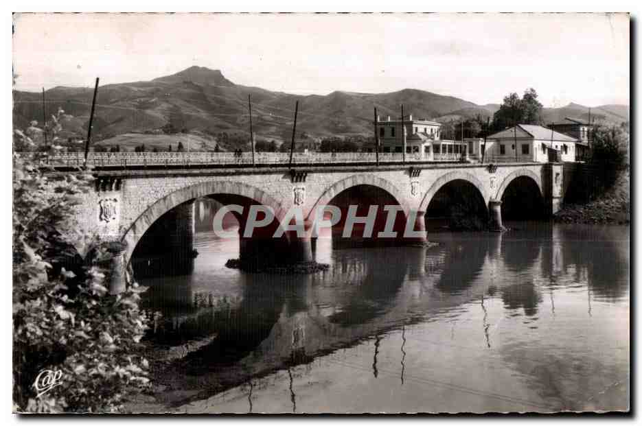 CPA Hendaye Frontiere Franco Espagnote Le Pont International