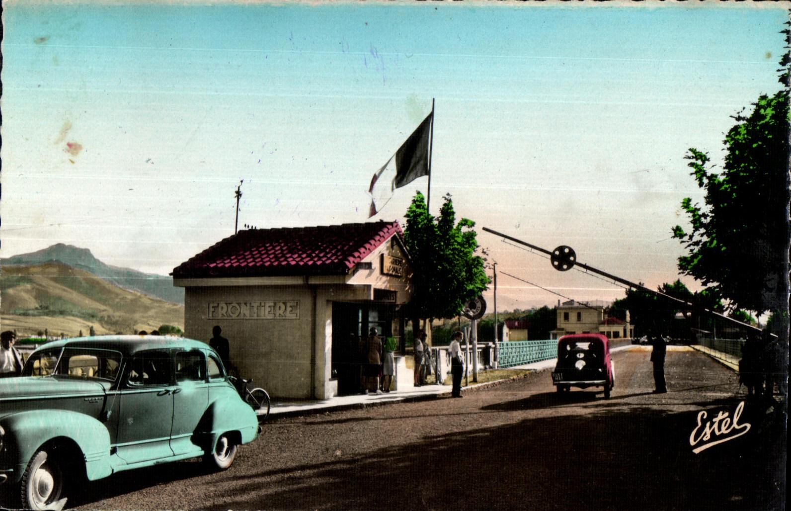 Frontière Franco-Espagnole — Pont International — Estel
