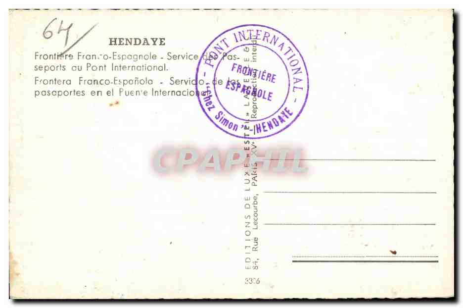 Frontière Franco-Espagnole — Pont International — Estel — Reverso