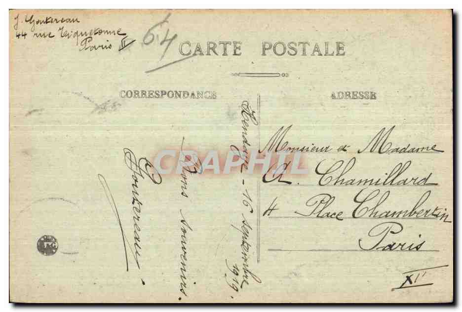 Hendaye - Côte Basque - Vue sur la Bidassoa et Fontarabie - BR 3041 — Rückseite
