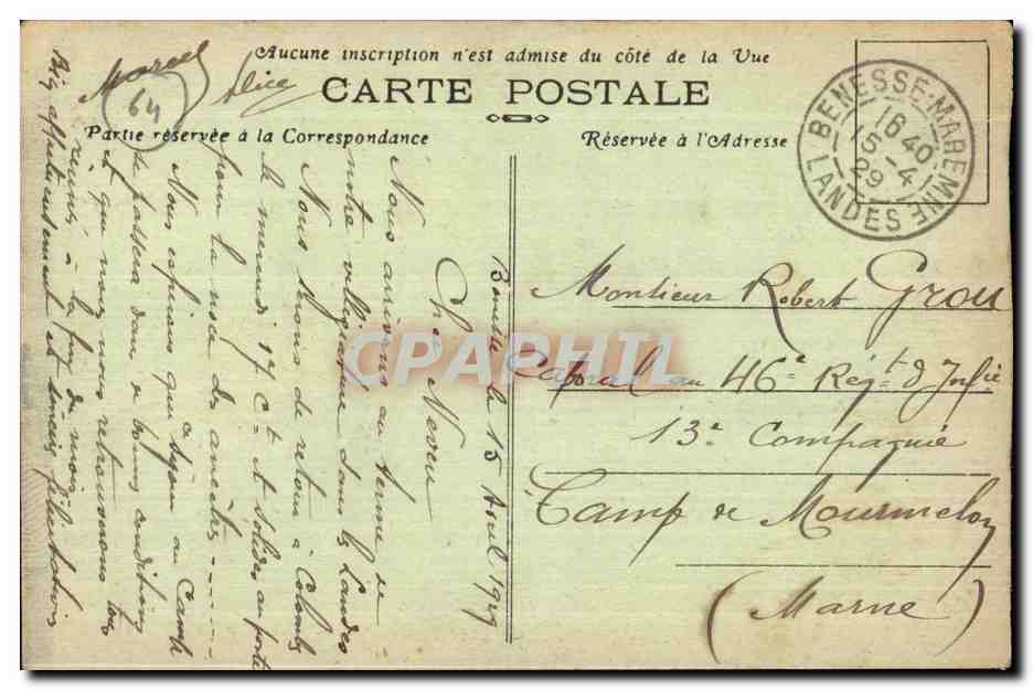 CPA Hendaye (B P) L Embarcadere pour Fontarabie (Espagne) — Rückseite
