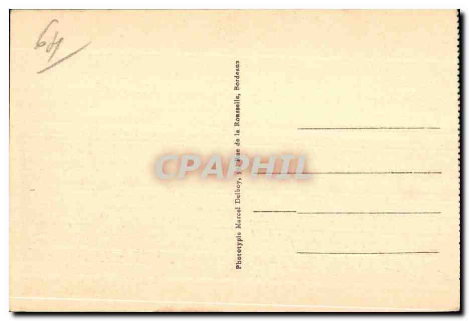 CPA Guethary (B -P ) Vue generale prise du la Route d Espange — Rückseite