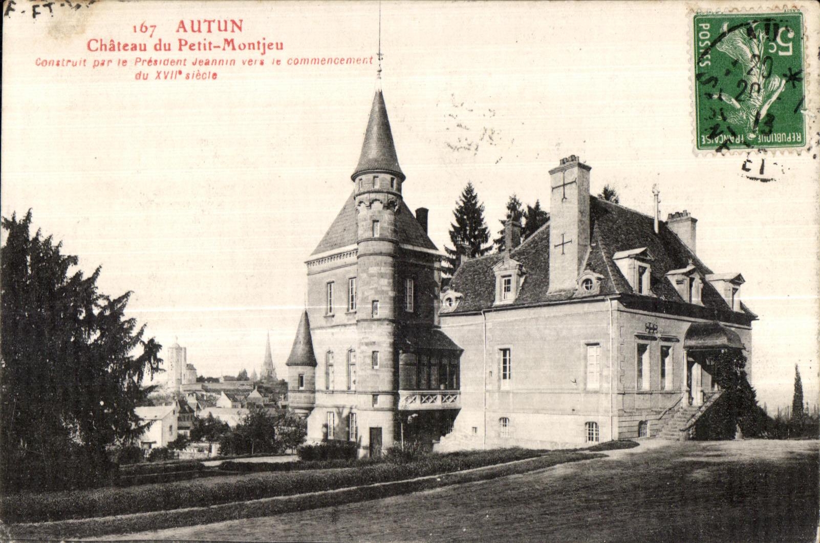 Autun — Schloss Petit-Montjeu — unbekannter Verlag, Nr. 167