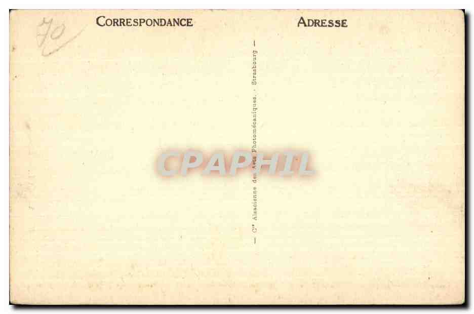 CPA Vesoul Maison Boisselet La Grille — Rückseite