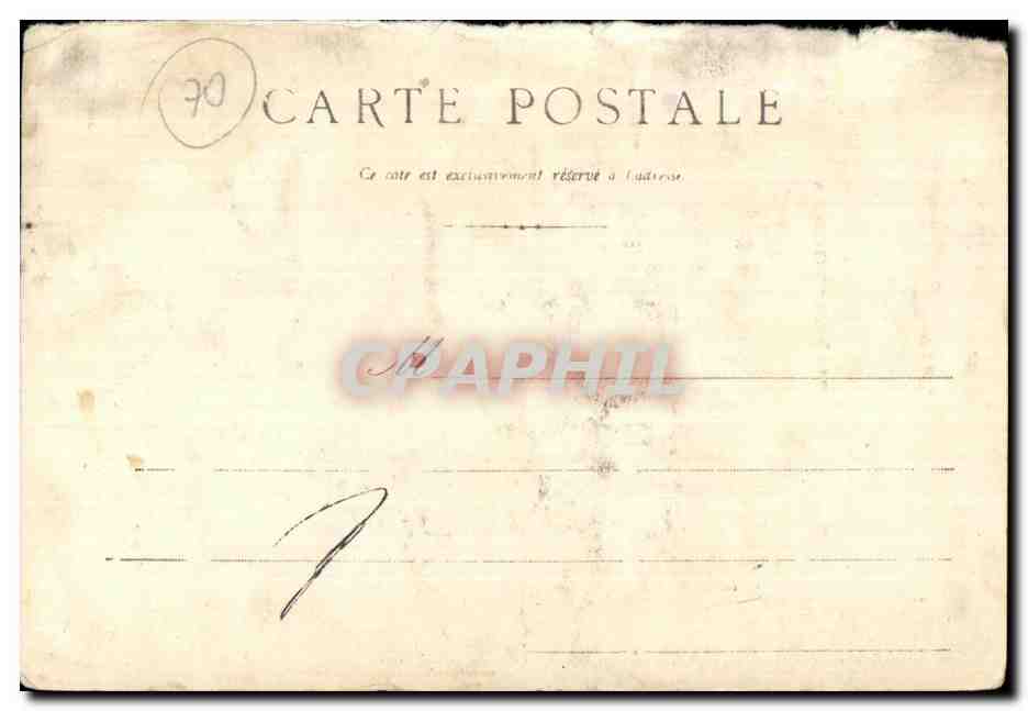CPA Vesoul L Eglise — Back