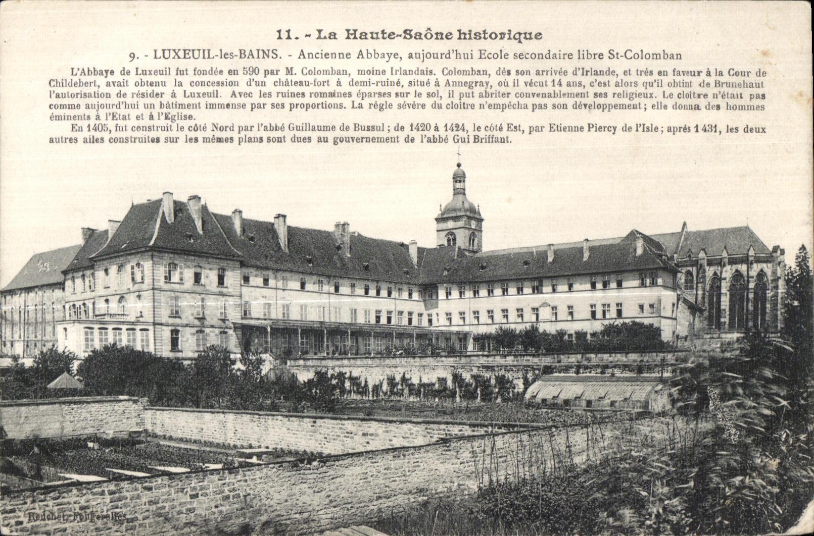 Luxeuil les Bains - Ancienne Abbaye - CPA 