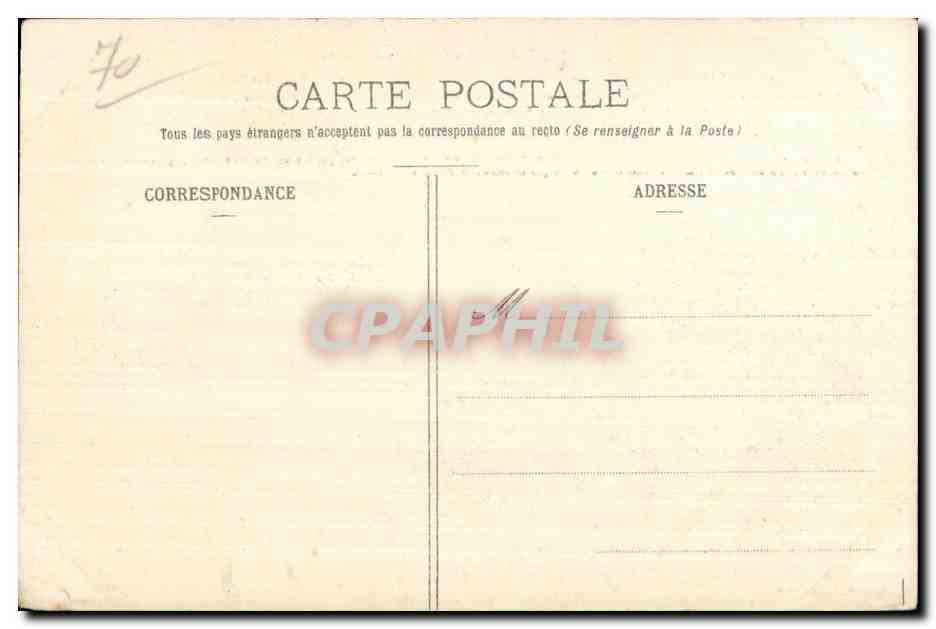 Luxeuil les Bains - Ancienne Abbaye - CPA  — Verso