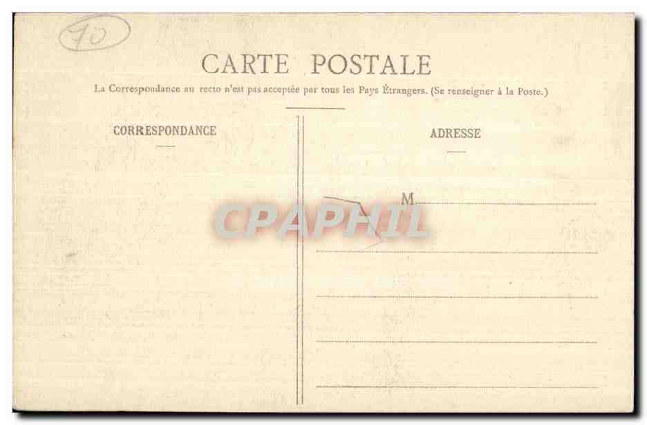Luxeuil les Bains - Tour de l Hotel de Ville - CPA  — Rückseite