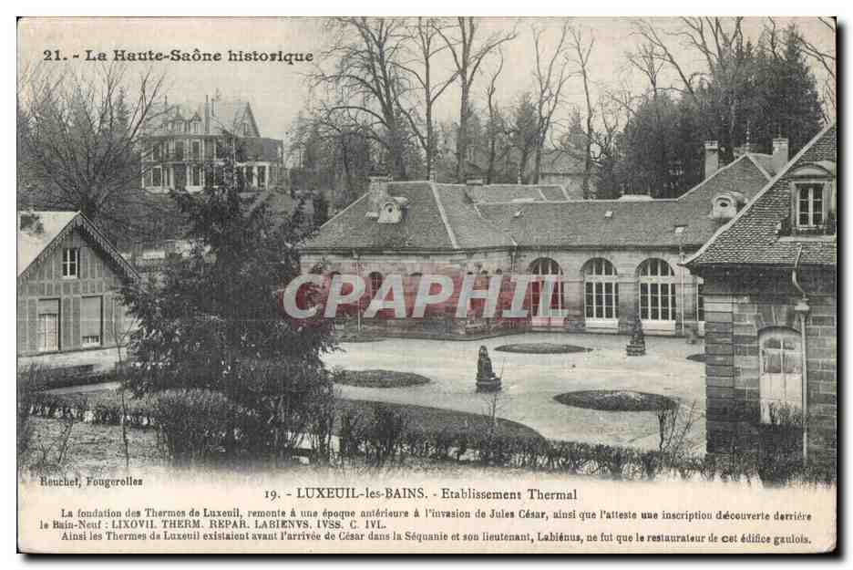 Luxeuil les Bains - Etablissement Thermal - CPA 