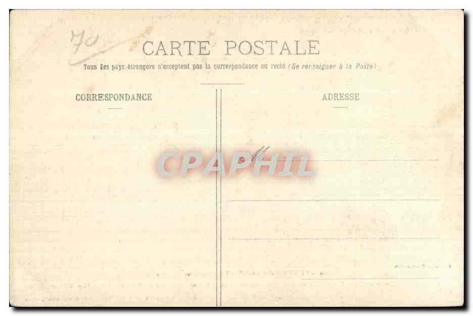 Luxeuil les Bains - Etablissement Thermal - CPA  — Rückseite