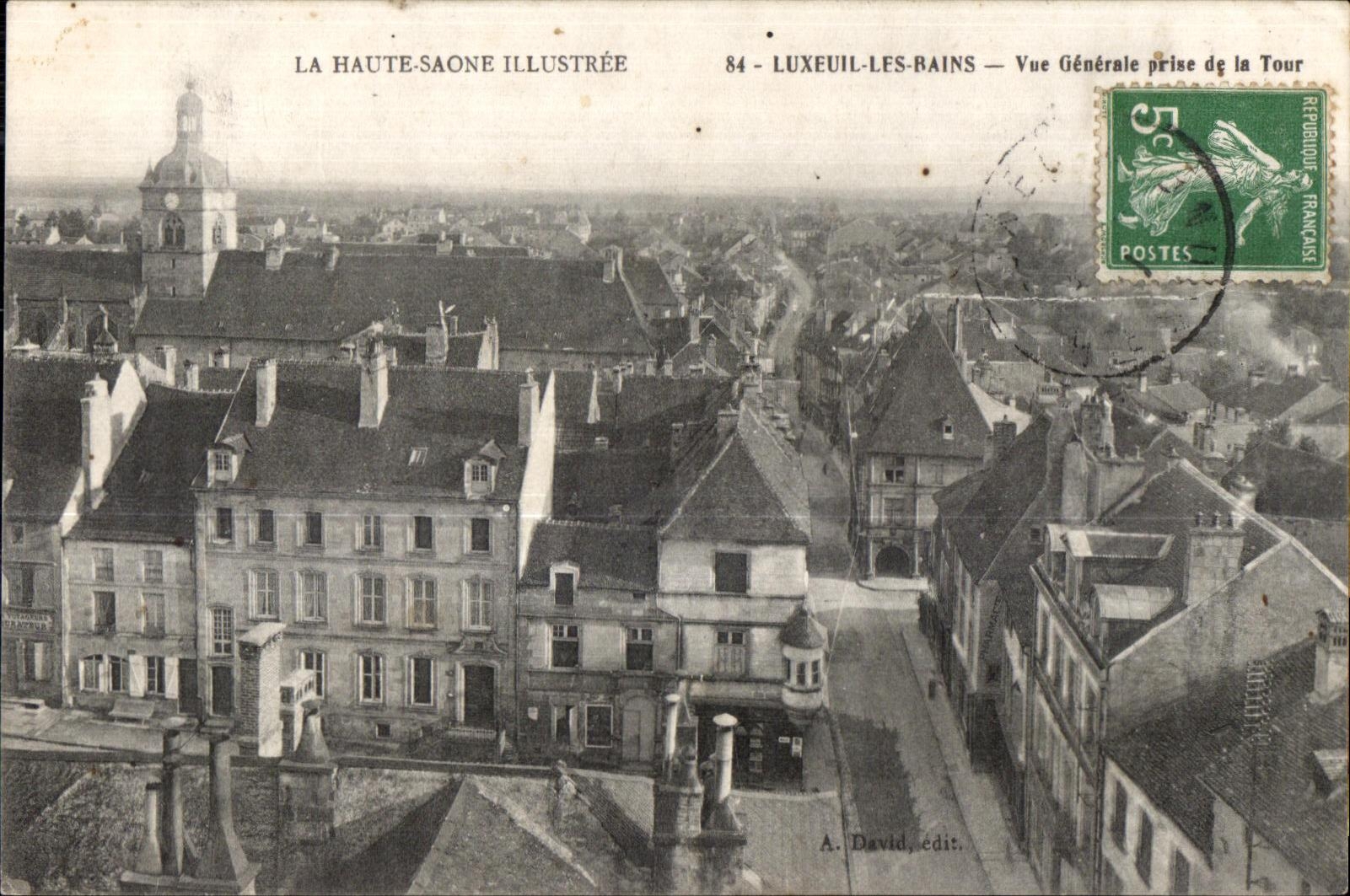 Luxeuil les Bains - Vue Generale prise de la Tour - CPA 