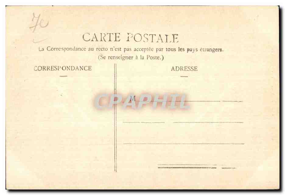 Luxeuil les Bains - La Tour Carree - CPA  — Rückseite