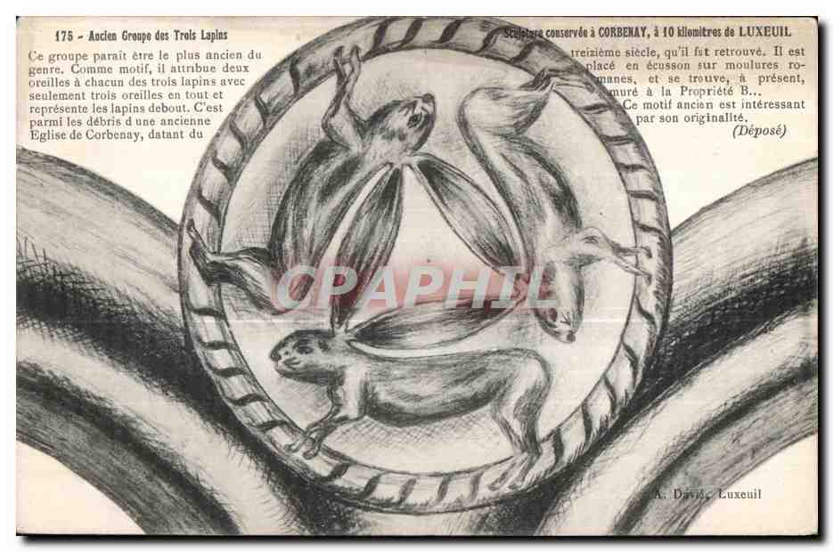Luxeuil les Bains - Ancien Groupe des Trois Lapin - CPA 
