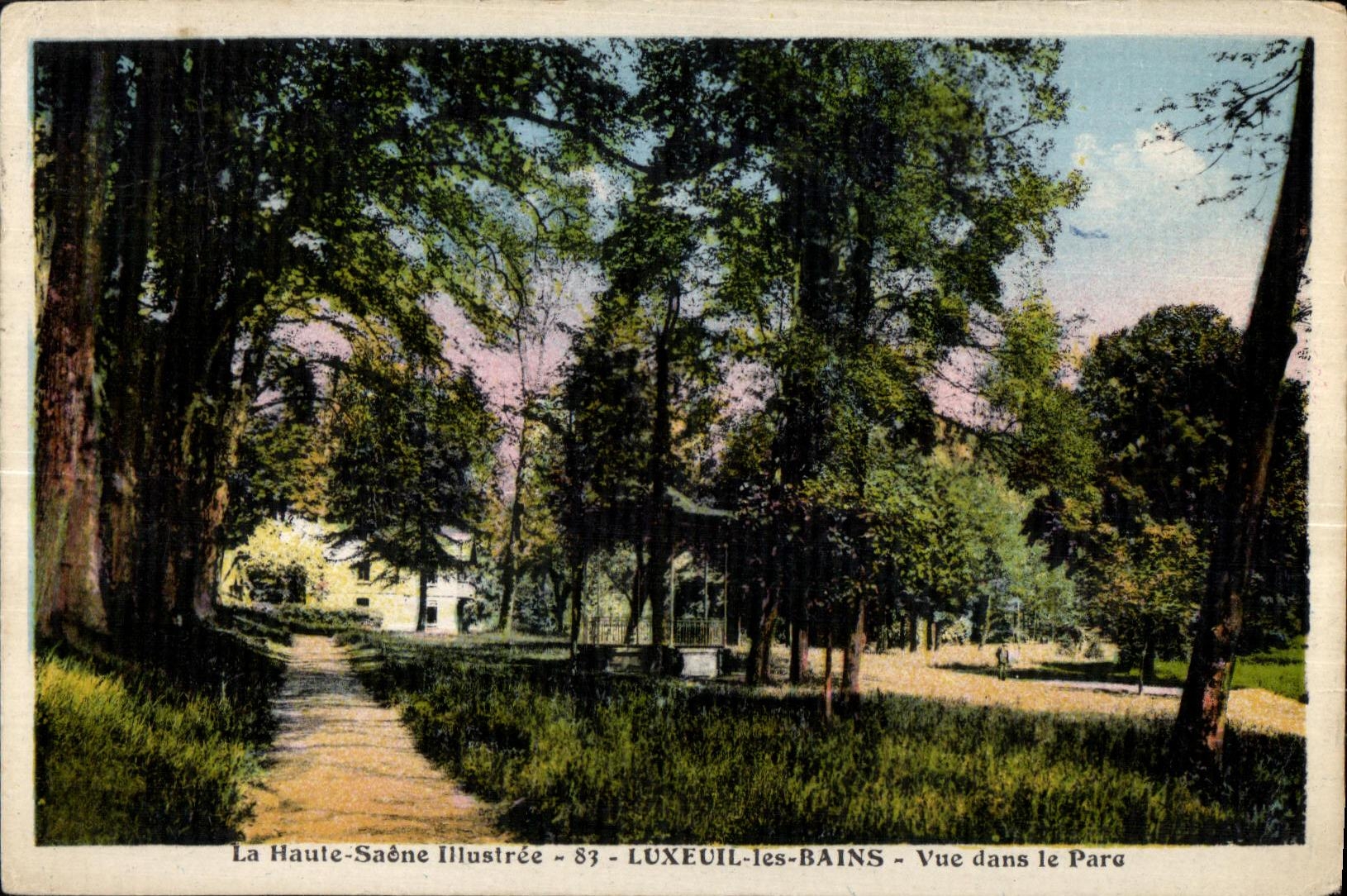 Luxeuil les Bains - Vue dans le Parc - CPA 