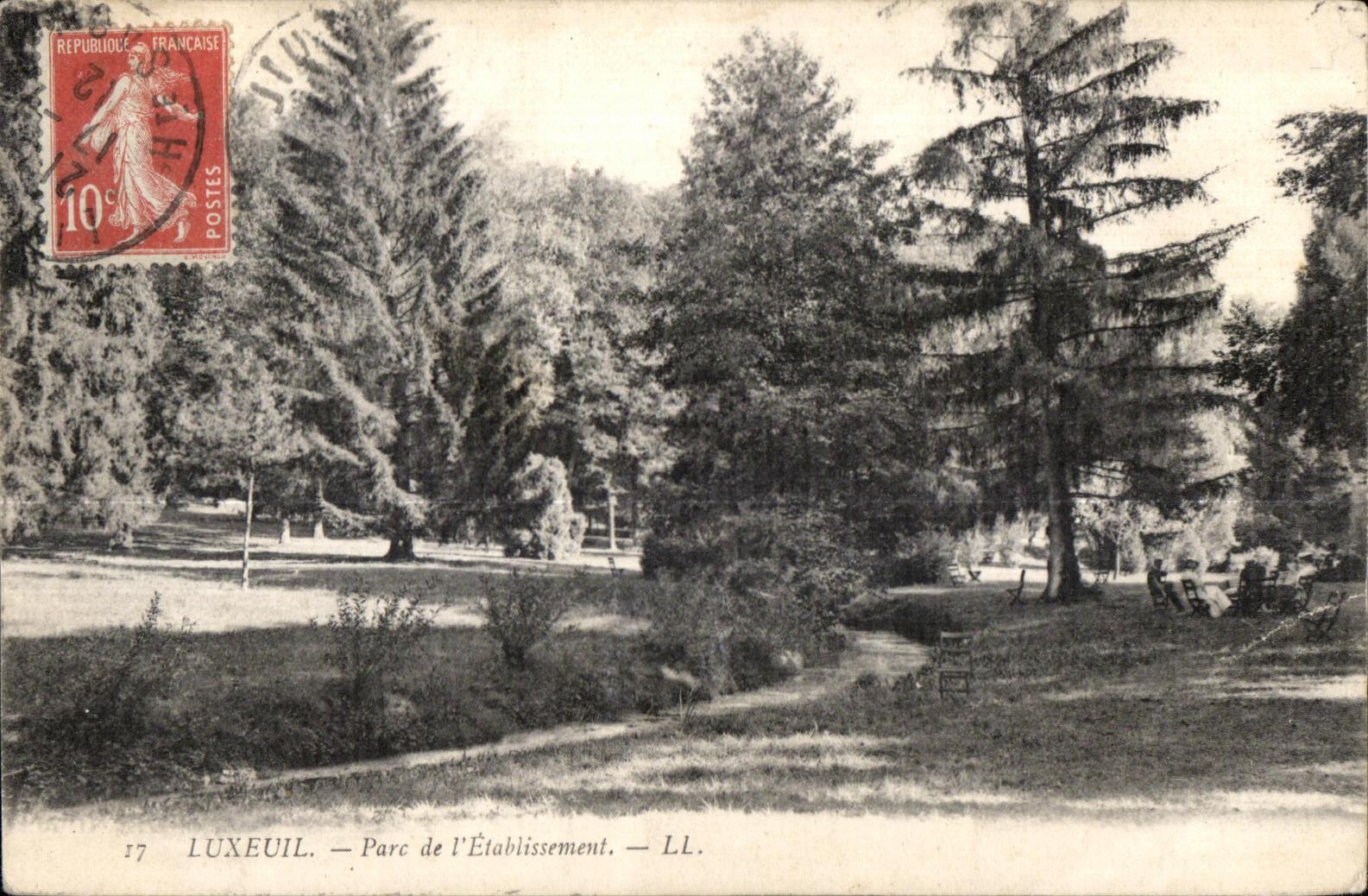 Luxeuil les Bains - Parc de l Etablissement - CPA 