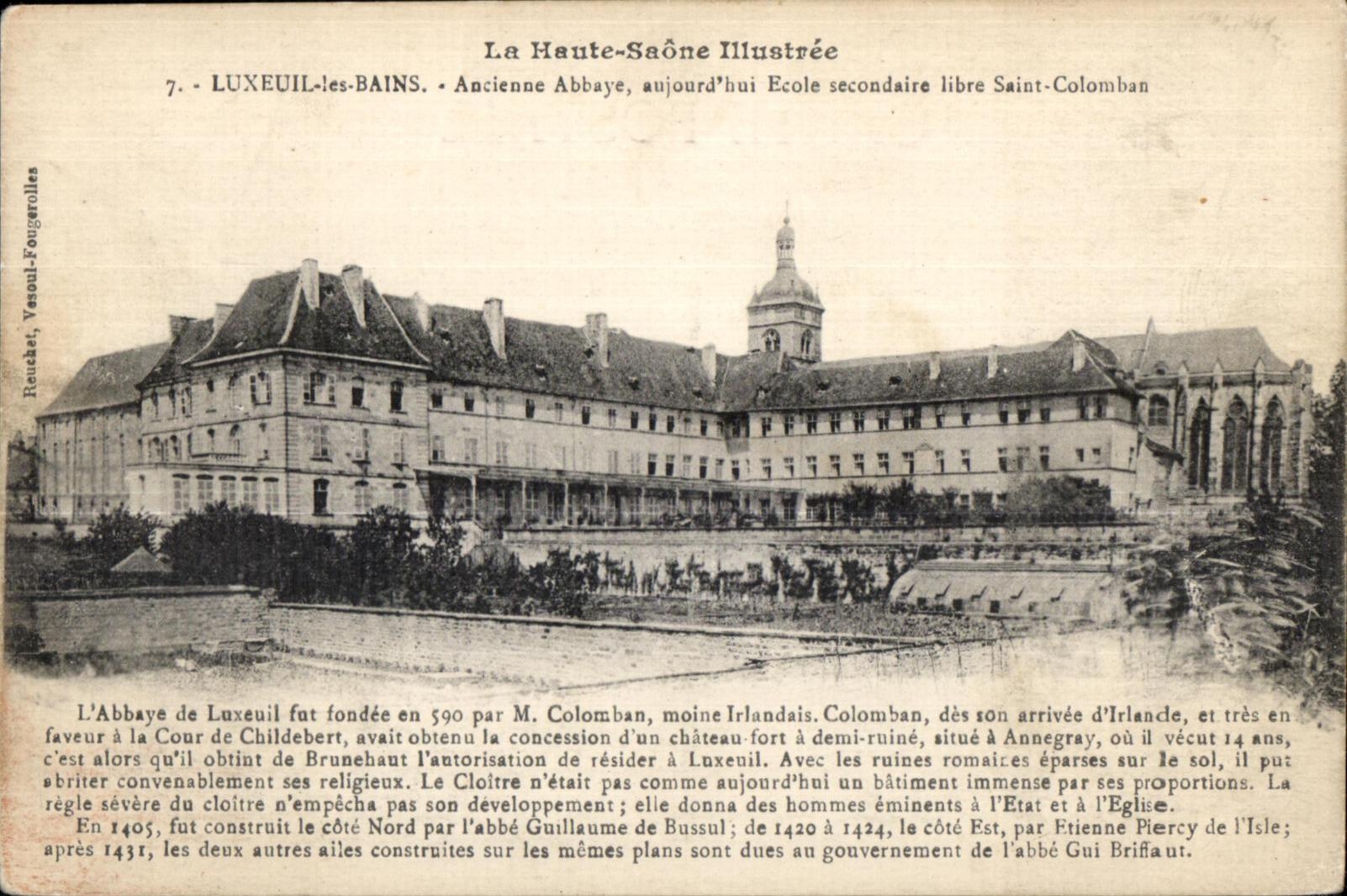 Luxeuil les Bains - Ancienne Abbaye - CPA 