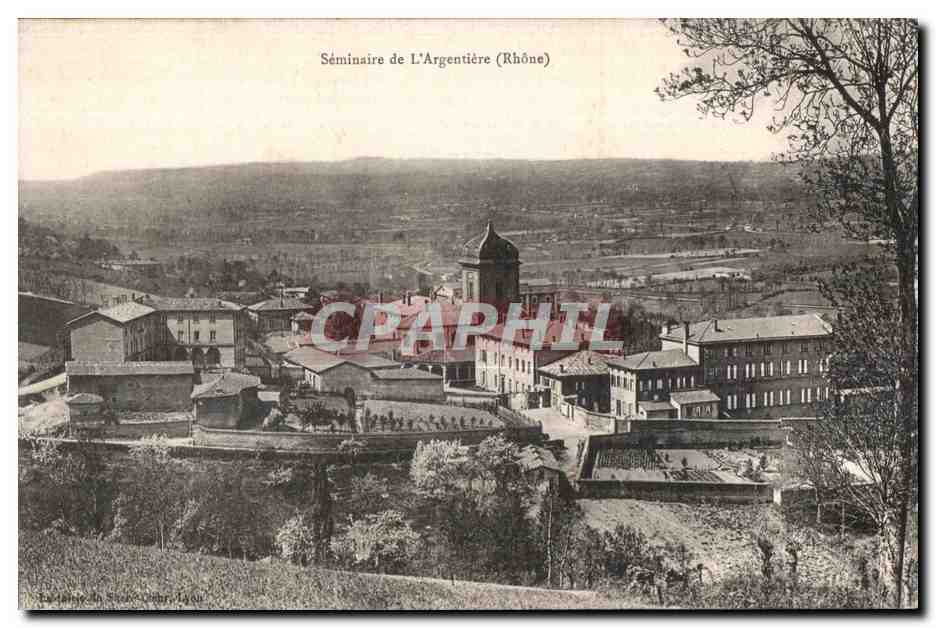 Séminaire de L'Argentière (Rhône) — vue panoramique — éditeur inconnu, n° de série 69