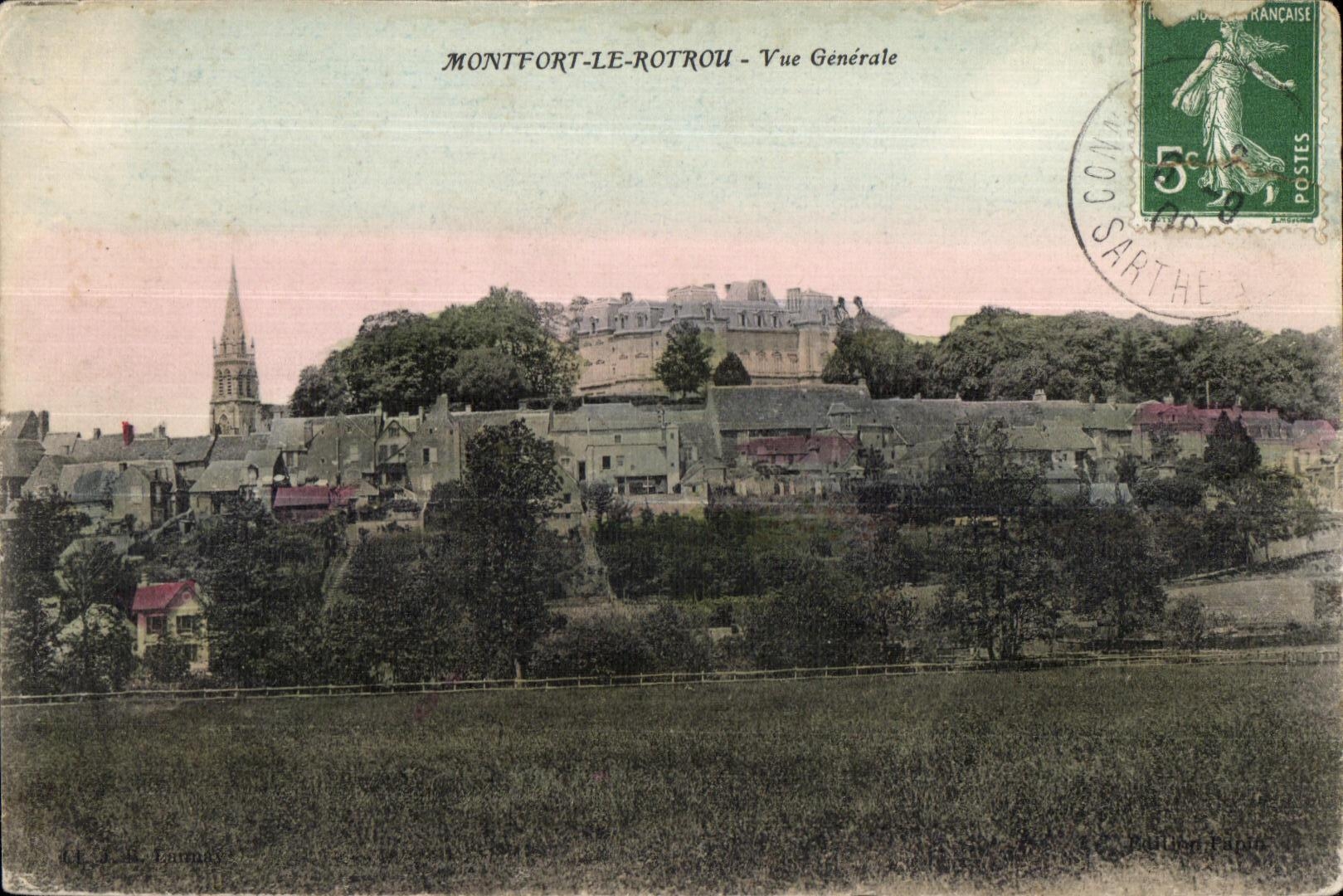 Montfort Le Rotrou - Vue Generale - CPA 