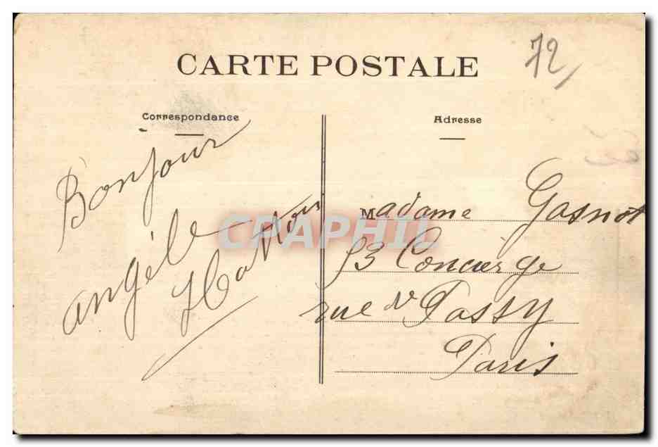 Montfort Le Rotrou - Vue Generale - CPA  — Rückseite