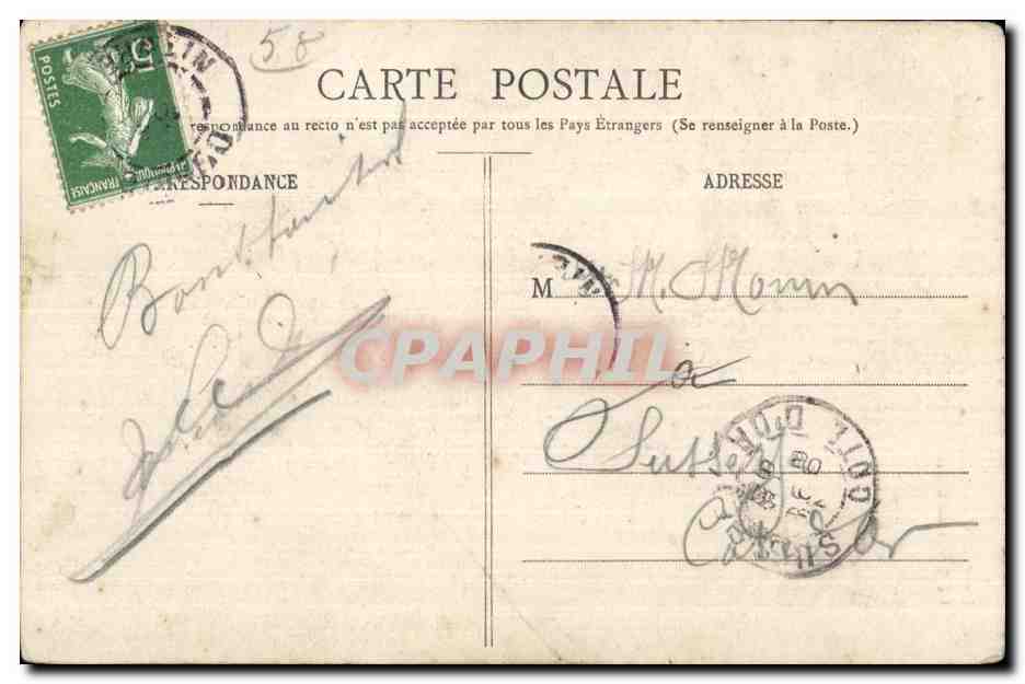 La Roche du Chien — Morvan — G. Geryns, éditeur, Saulieu — Reverso