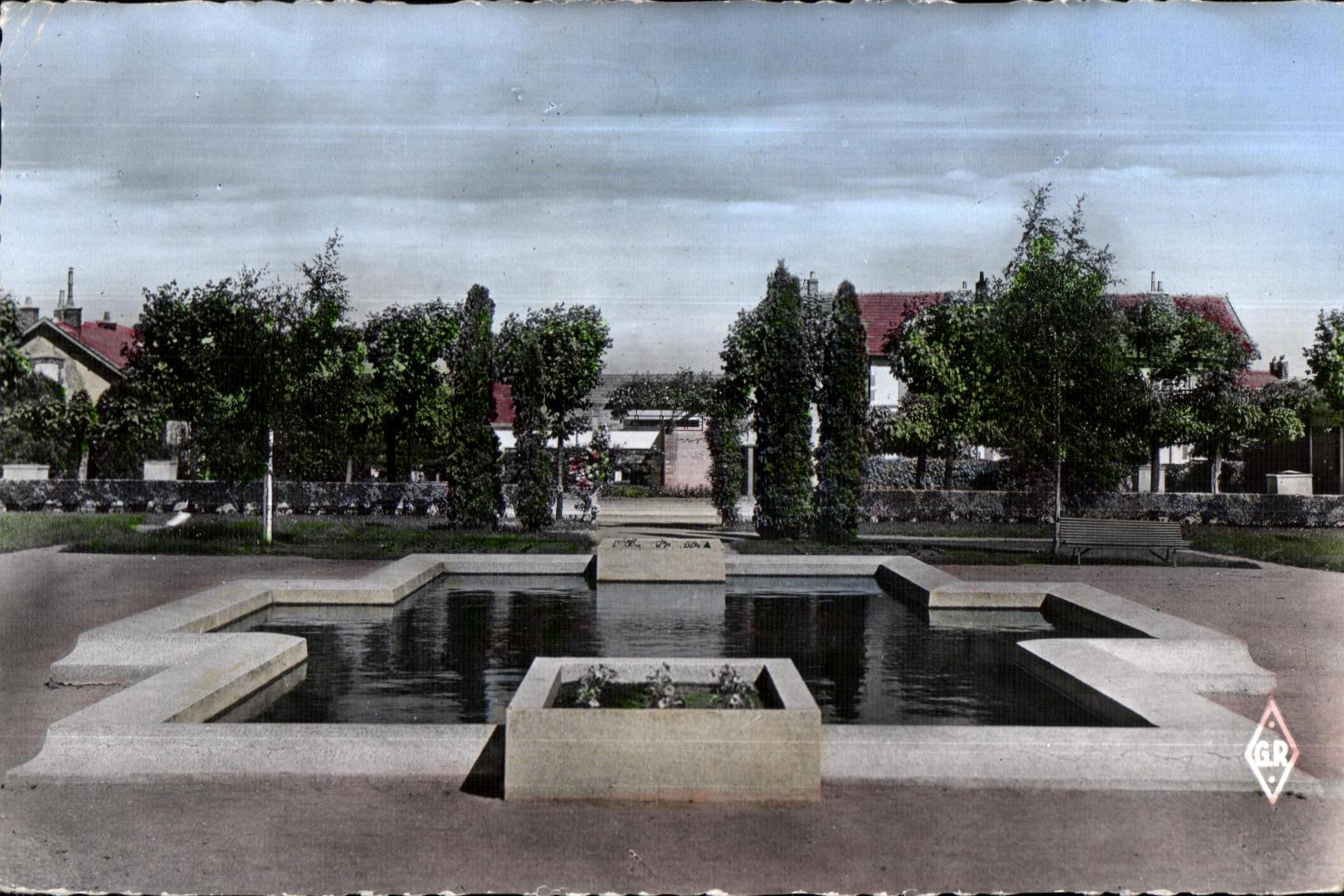 Montceau-les-Mines — Le Jardin du Petit Bois — Le Bassin — Éditions Géhain