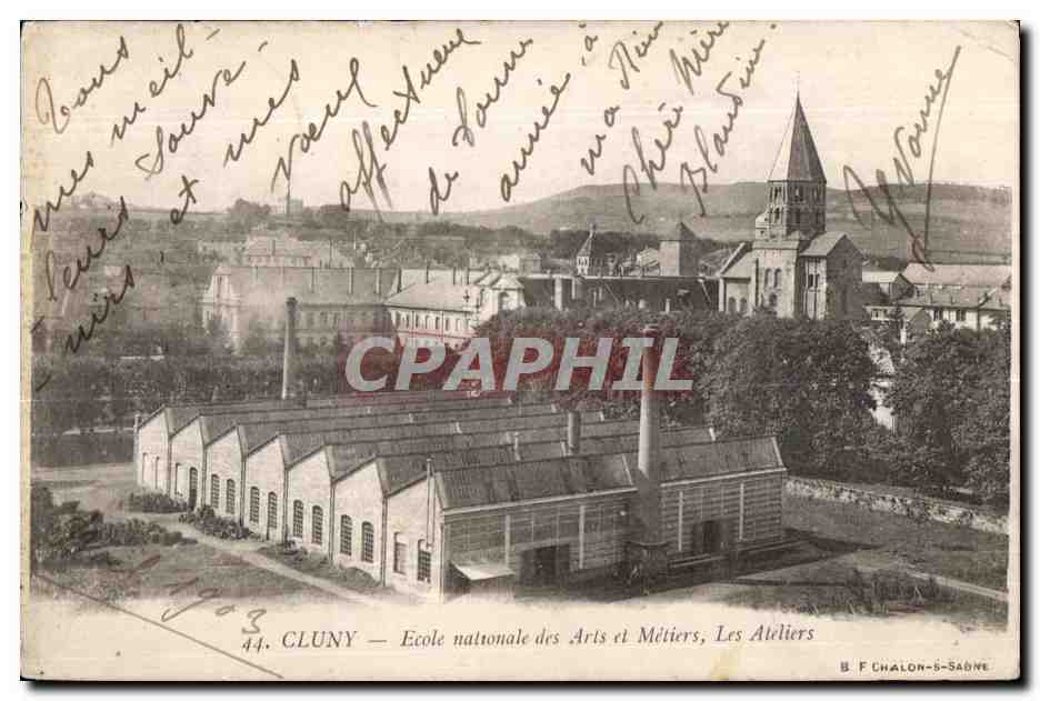 Cluny — École nationale des Arts et Métiers, Les Ateliers — B. F. Chalon-Saône