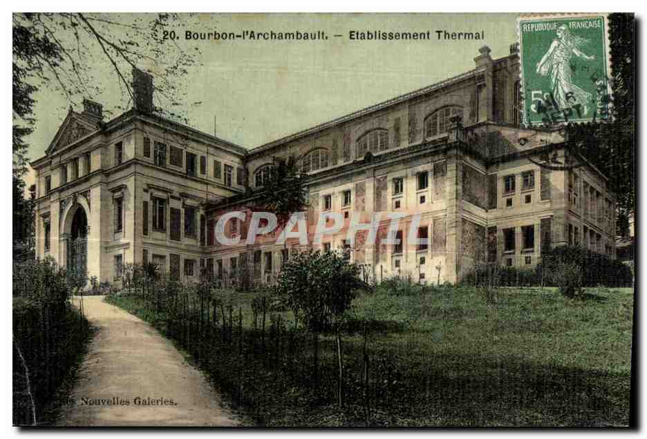 Bourbon l Archambault - Etablissement Thermal - CPA 