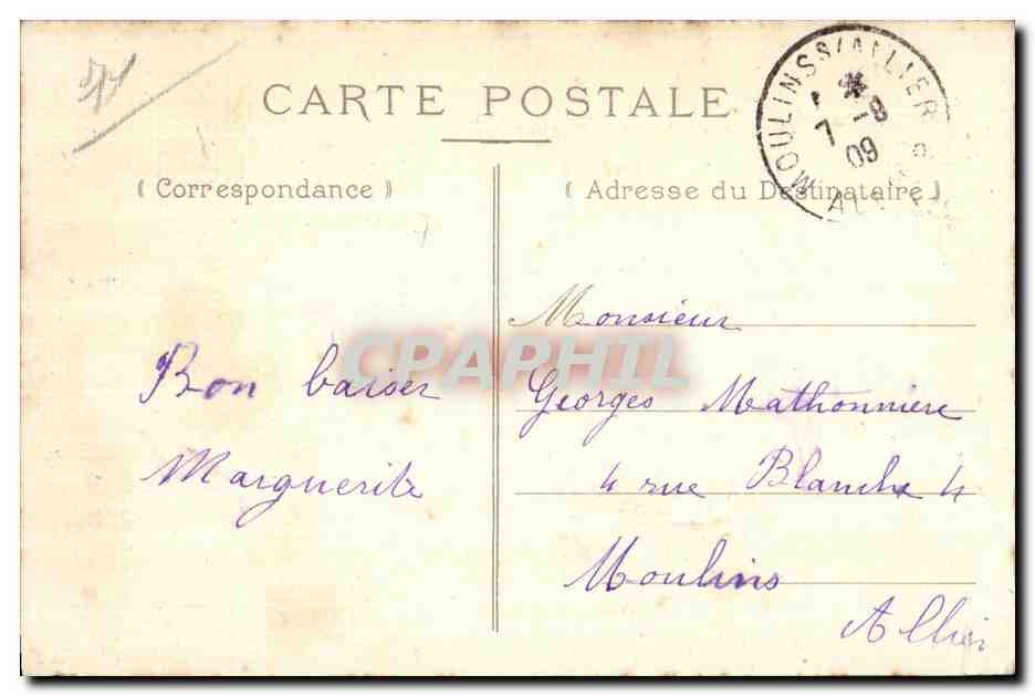 Bourbon l Archambault - Etablissement Thermal - CPA  — Verso