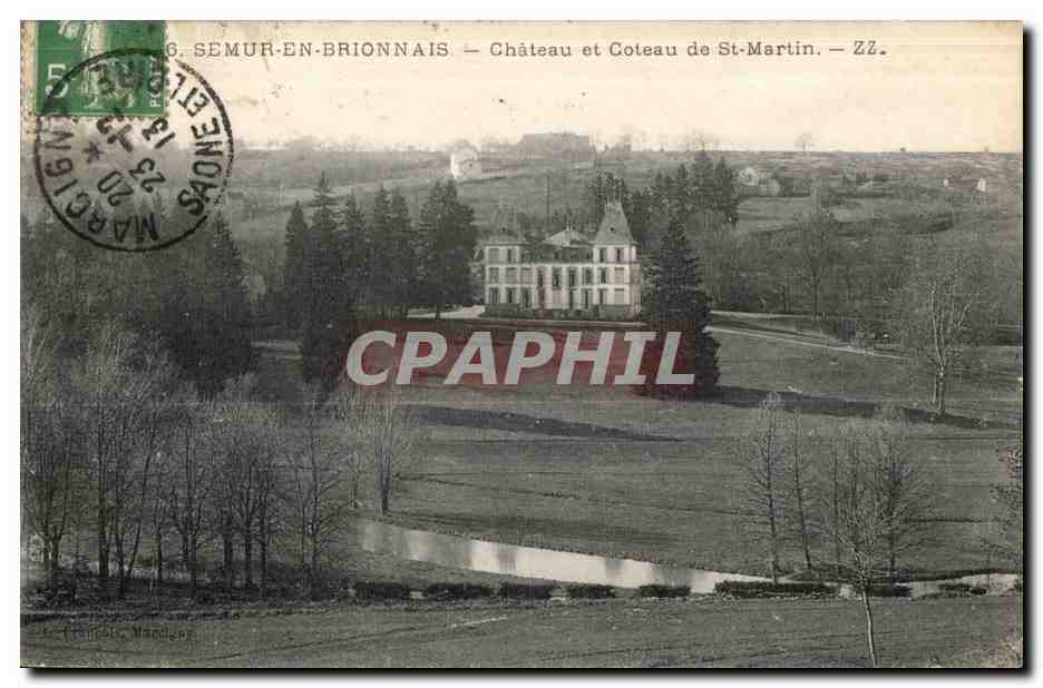 Semur-en-Brionnais — Château et Coteau de St-Martin — ZZ.