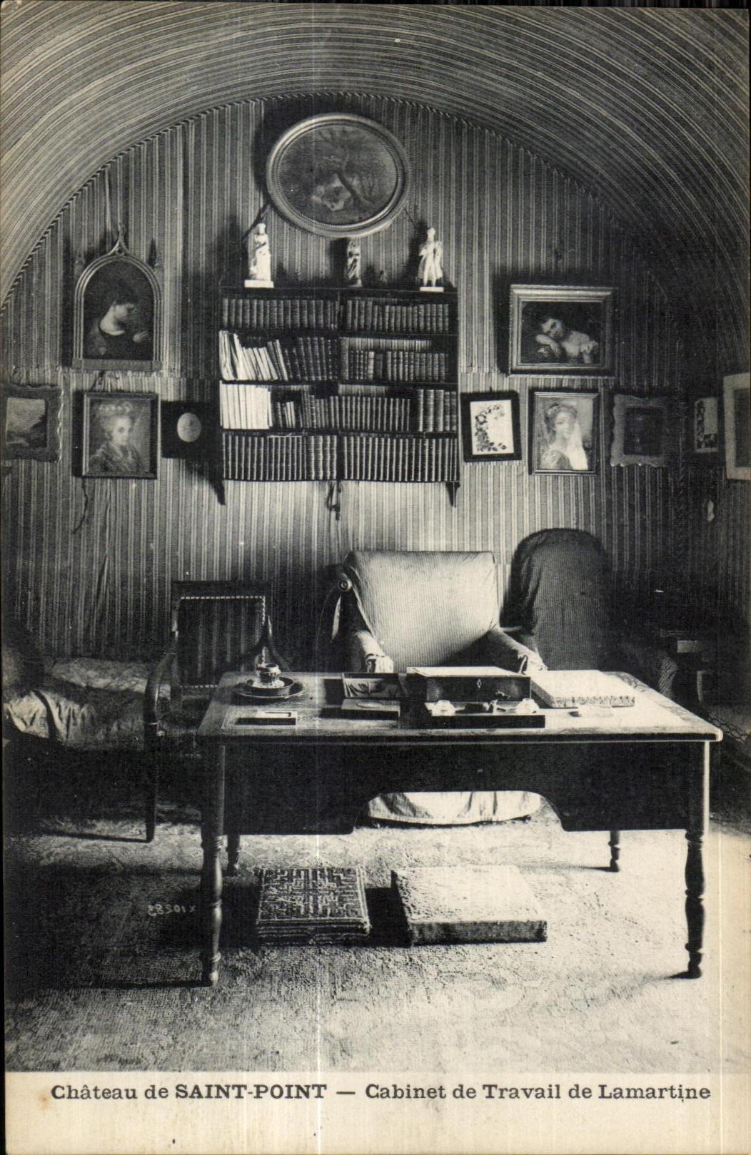 Château de SAINT-POINT — Cabinet de Travail de Lamartine