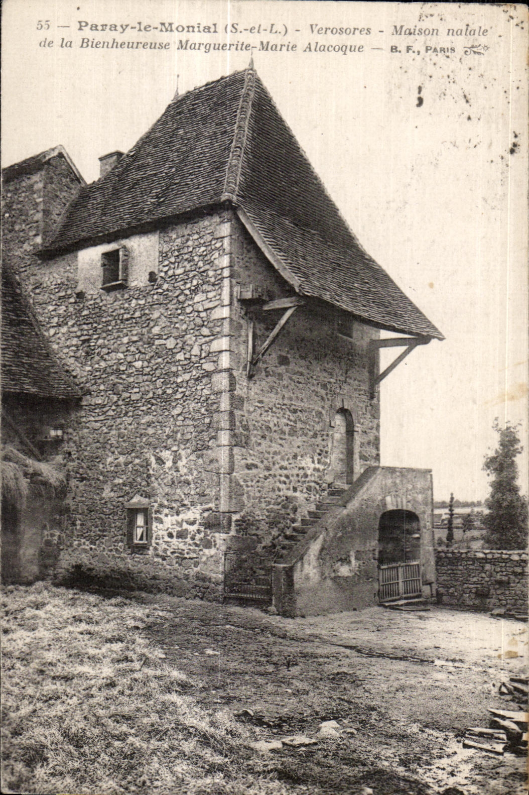 CPA Paray le Monial (S -et-L ) Verosores Maison natale de la Bienheureuse Marguerile Marie Alacoque