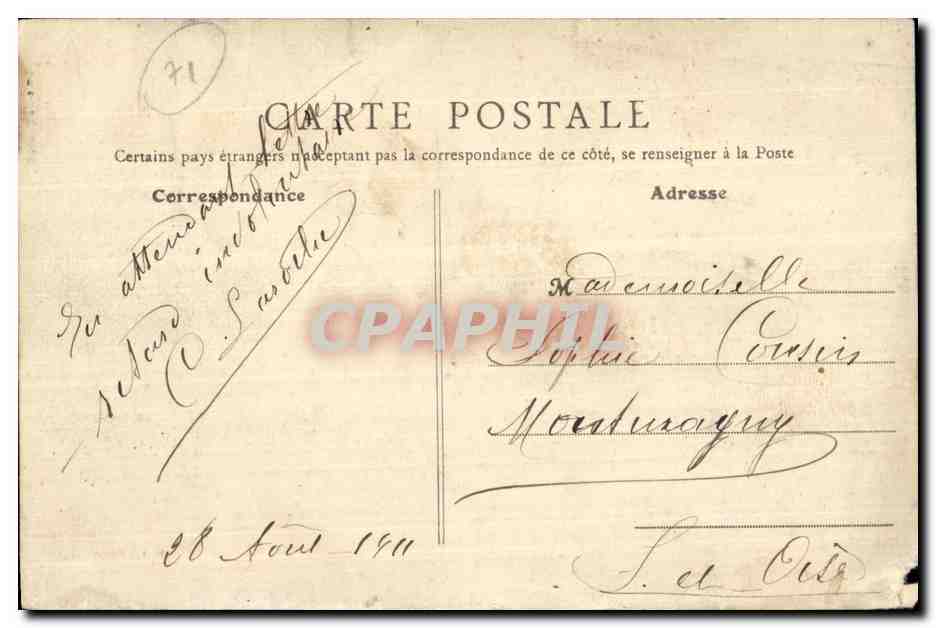 CPA Paray le Monial (S -et-L ) Enclos des Chapelains Le Calvaire — Reverso