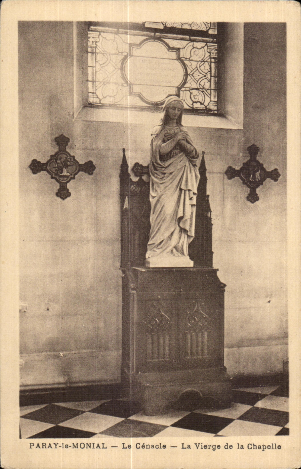 Paray-le-Monial — Le Cénacle — La Vierge de la Chapelle