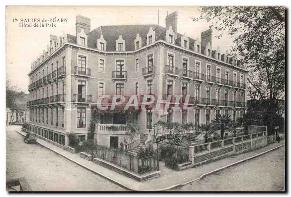 Salies-de-Péarn — Hôtel de la Paix — M.T., imp., Limoges