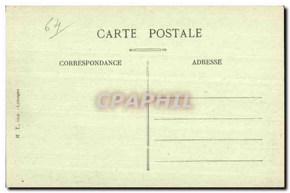 CPA Salies de Bearn Hotel du Chateau — Rückseite