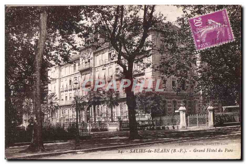 SALIES-de-BÉARN (B.-P.) — Grand Hôtel du Parc — Édition Pointania, Salies-les-Bains