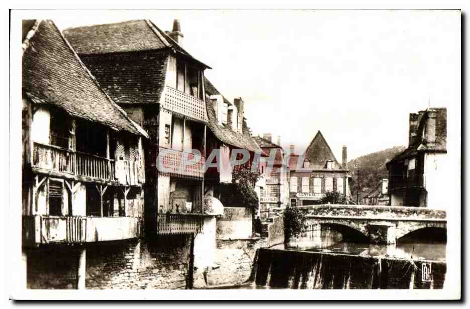 Salies-de-Béarn — Vue sur le Saleys - La chute d'eau — C.A.P. Paris